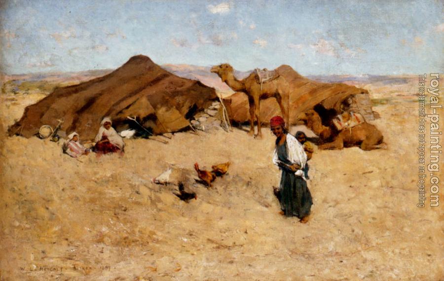 Willard Leroy Metcalf : Arab Encampment Biskra
